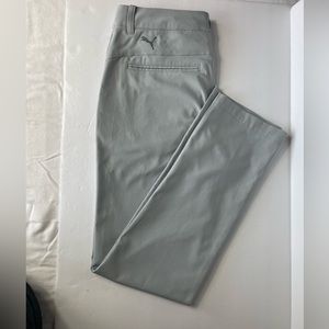 Mens puma light gray golfing pants